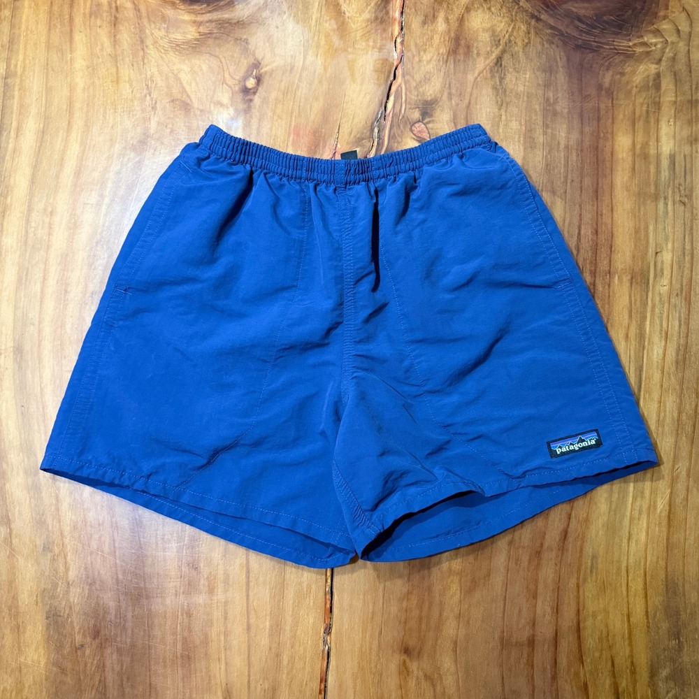 Patagonia Men Shorts S Baggies Nylon Swim 57021 lined Beach Swim Navy Z4-7